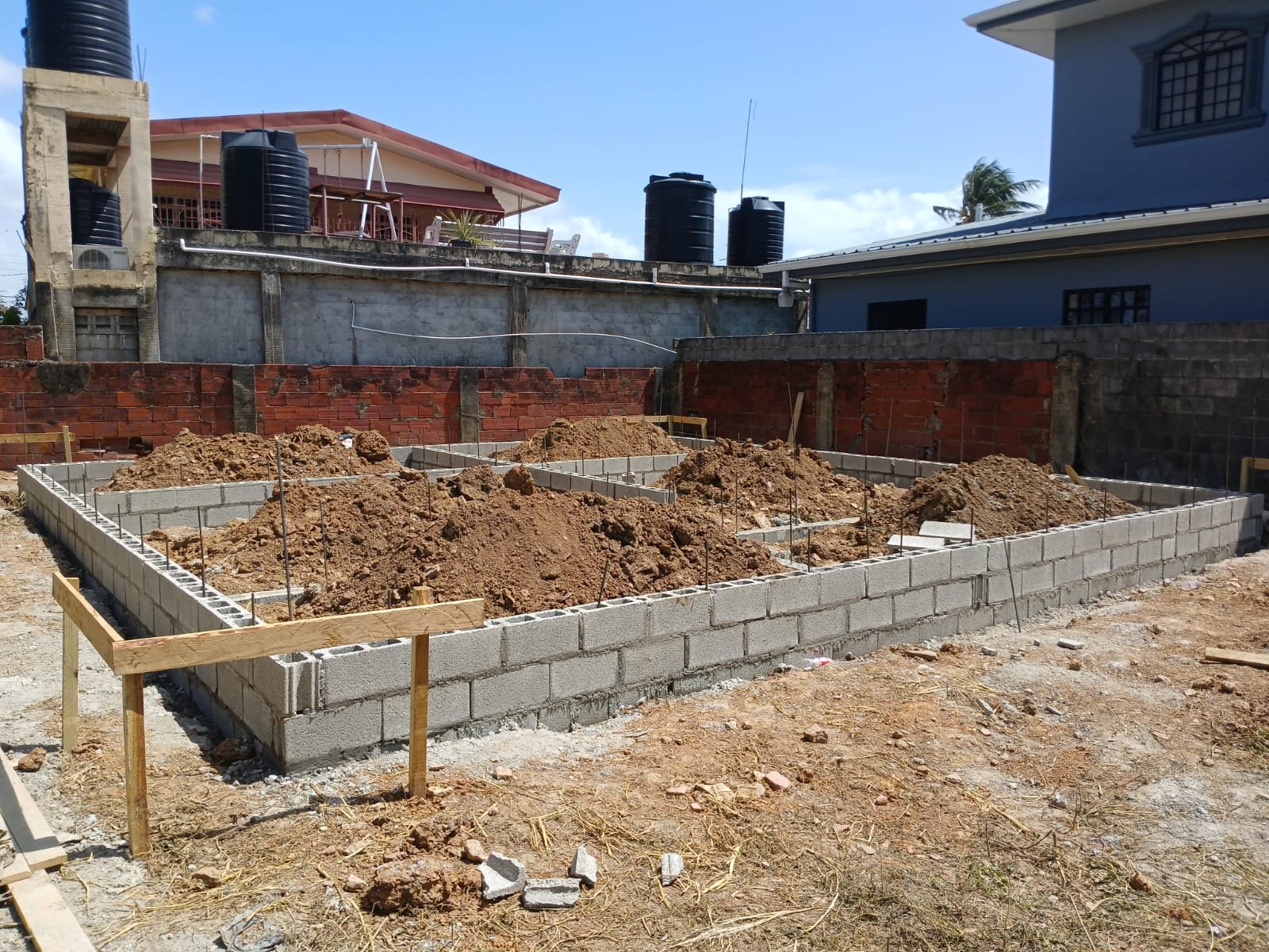 Construction work in progress