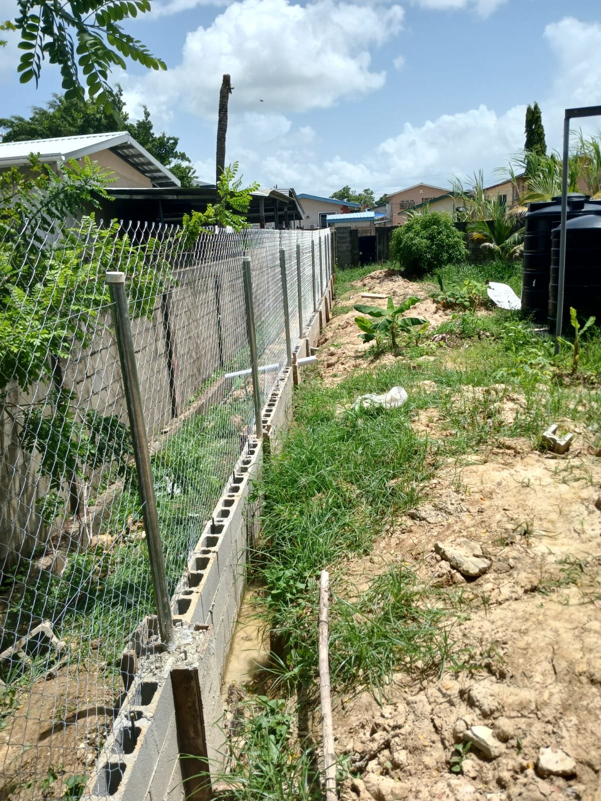 Construction work in progress