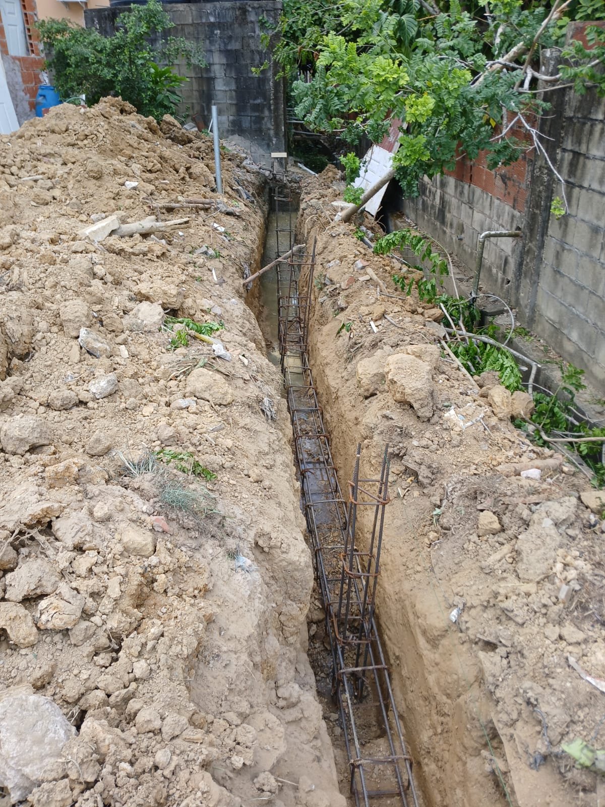 Structural work in progress