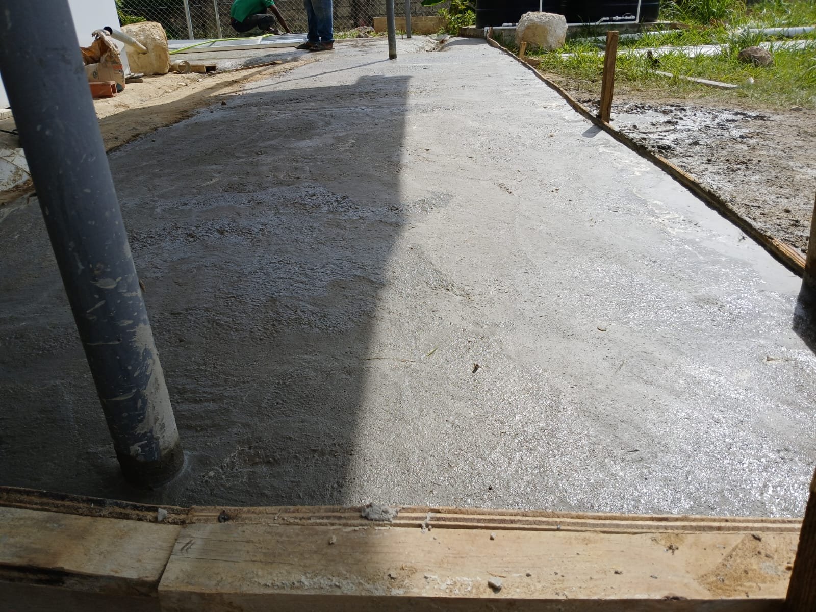 Construction work in progress