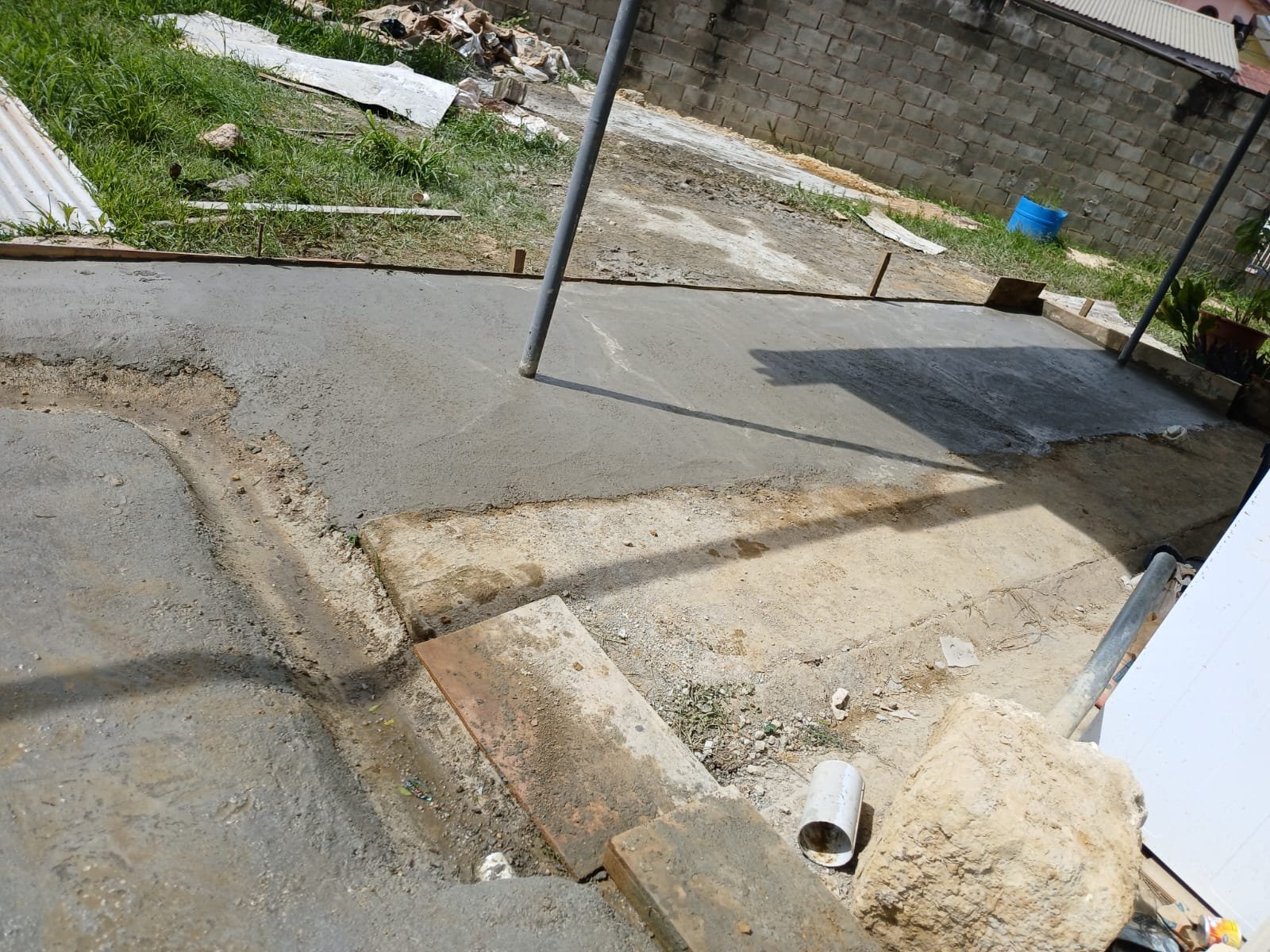 Construction work in progress