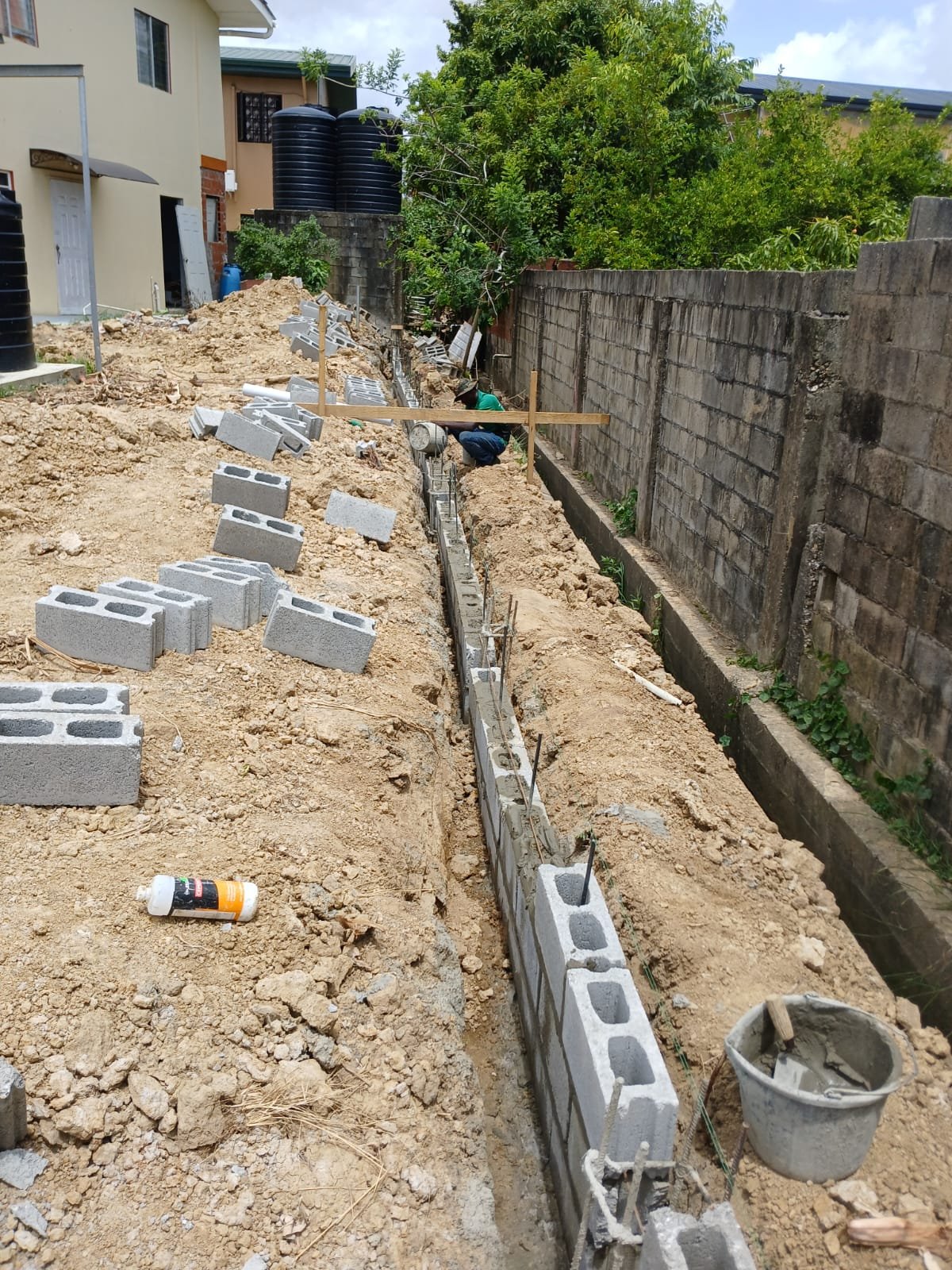 Construction work in progress