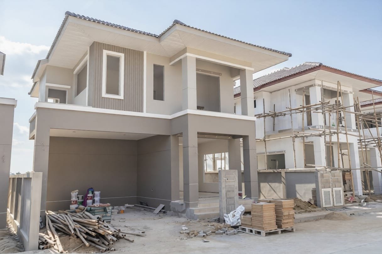 House construction in progress